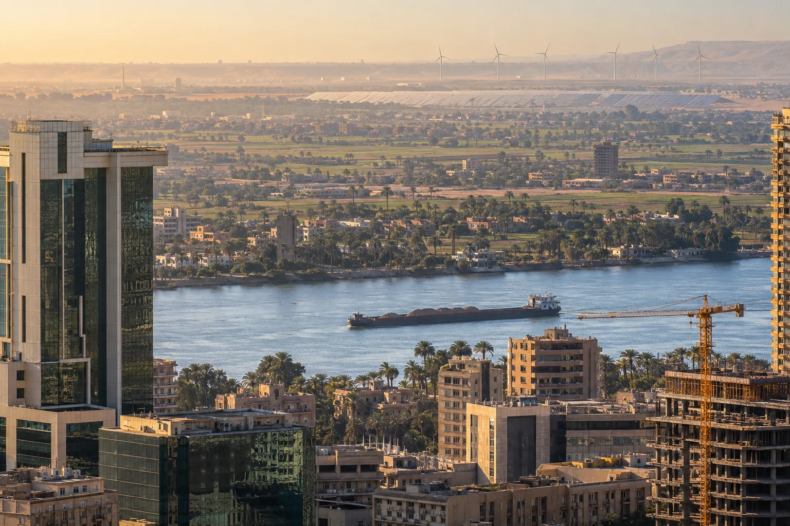 قطاعات الاقتصاد المصري من القاهرة والنيل إلى الطاقة والزراعة